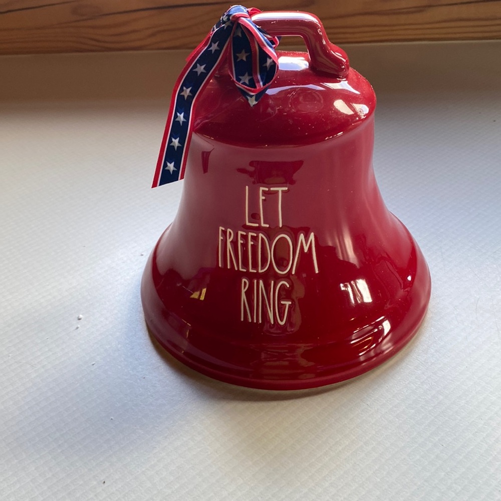 Rae Dunn Let Freedom Ring Bell